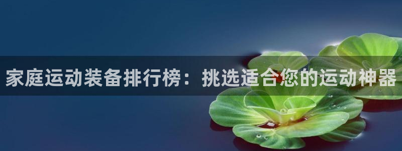 凯捷体育官方客服电话：家庭运动装备排行榜：挑选适合您