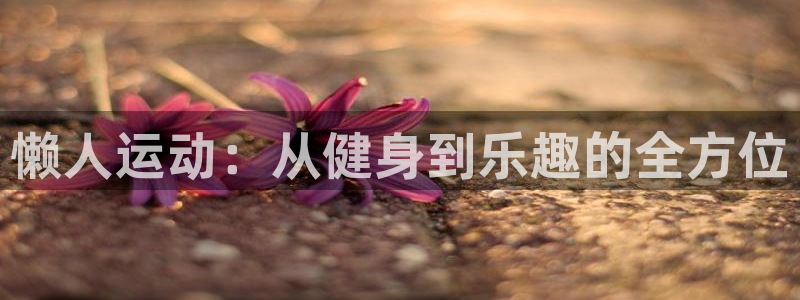 凯捷体育集团官网首页：懒人运动：从健身到乐趣的全方位