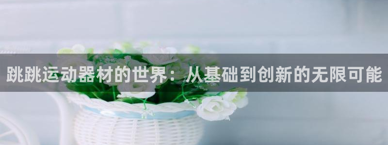 凯捷体育平台注册要钱吗：跳跳运动器材的世界：从基础到创新的无