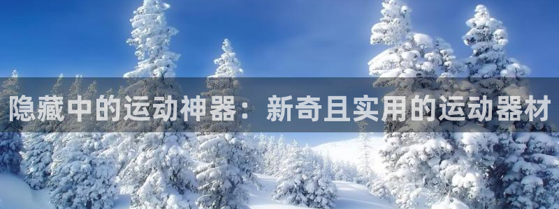 凯捷体育招商电话：隐藏中的运动神器：新奇且实用的运动